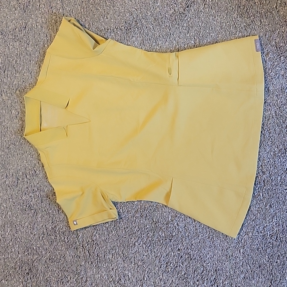 Figs Light Gold Inala Slim Top